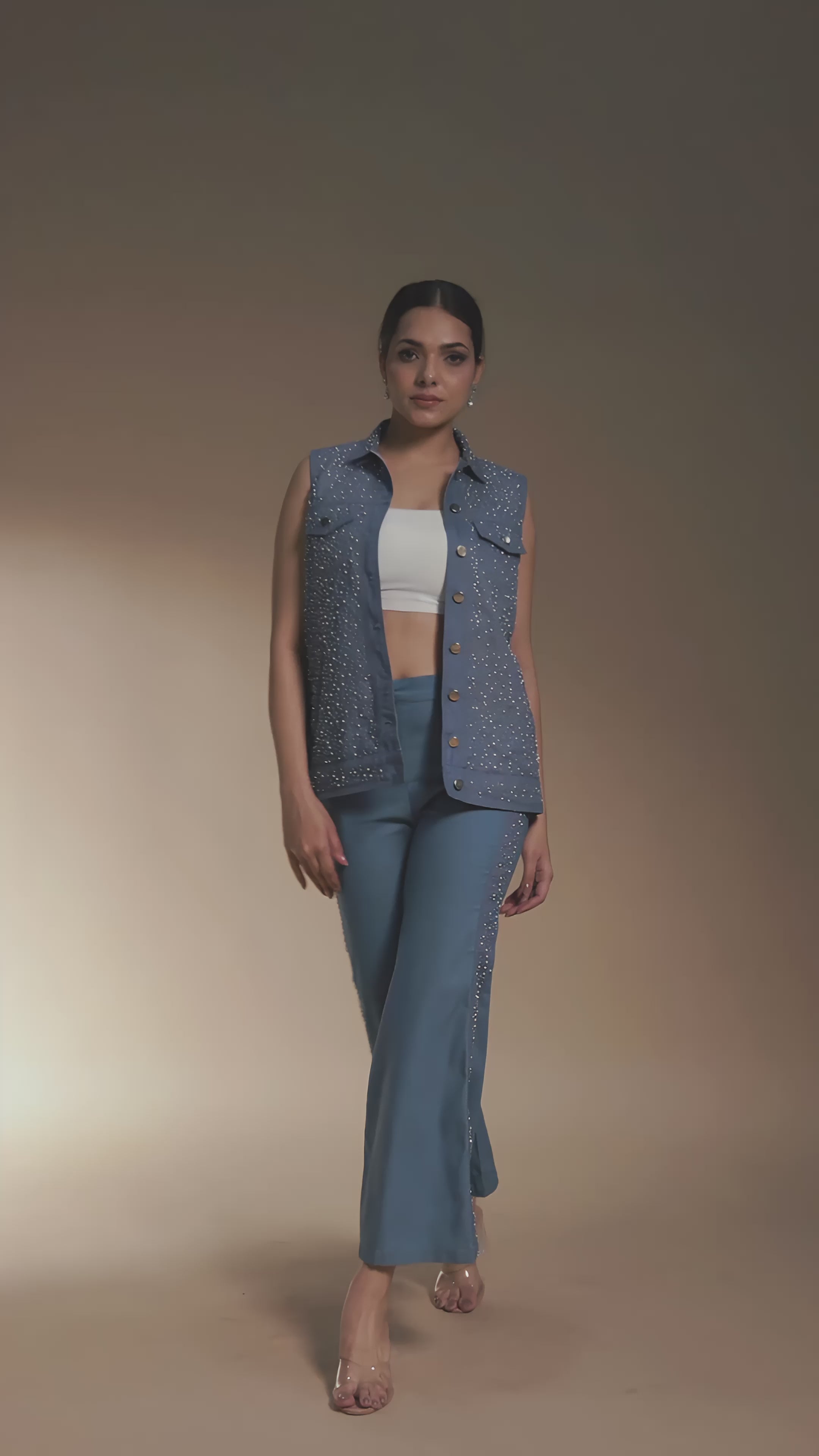 Starry Night Denim Ensemble